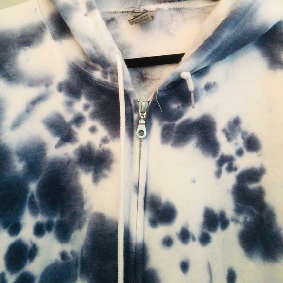 tie dye crumble zip up (customized to you) - Picture 4 of 6